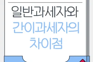 일반과세자 간이과세자 차이 정리 (최신법 개정사안 반영) 간이과세자 업종별 세율