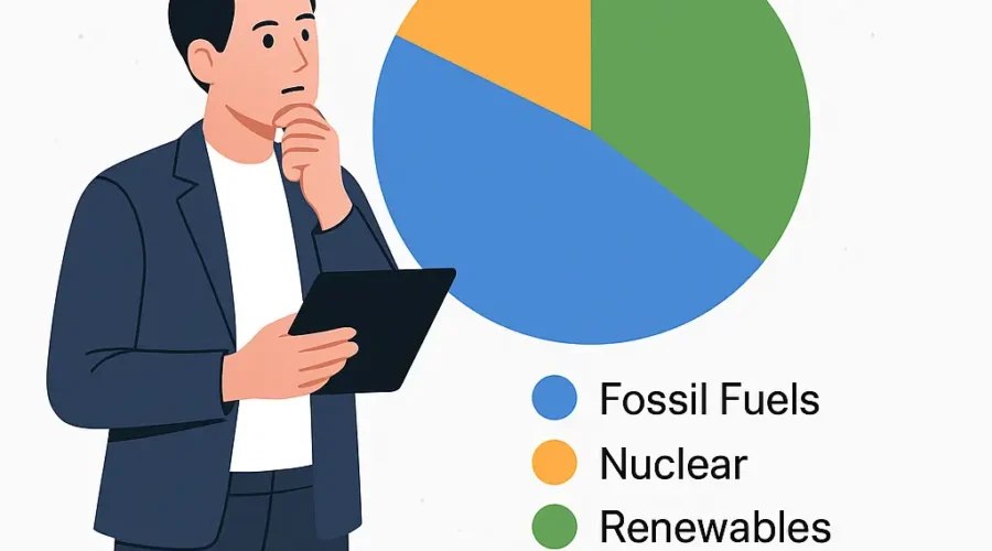 전세계 주요국 전력생산 구조 : 한중일 영프독 미국 등