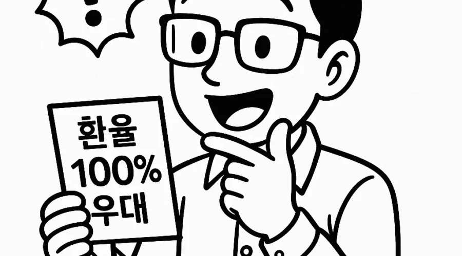 환율 100% 우대