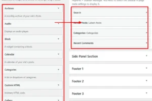 워드프레스 사이드바 만들기