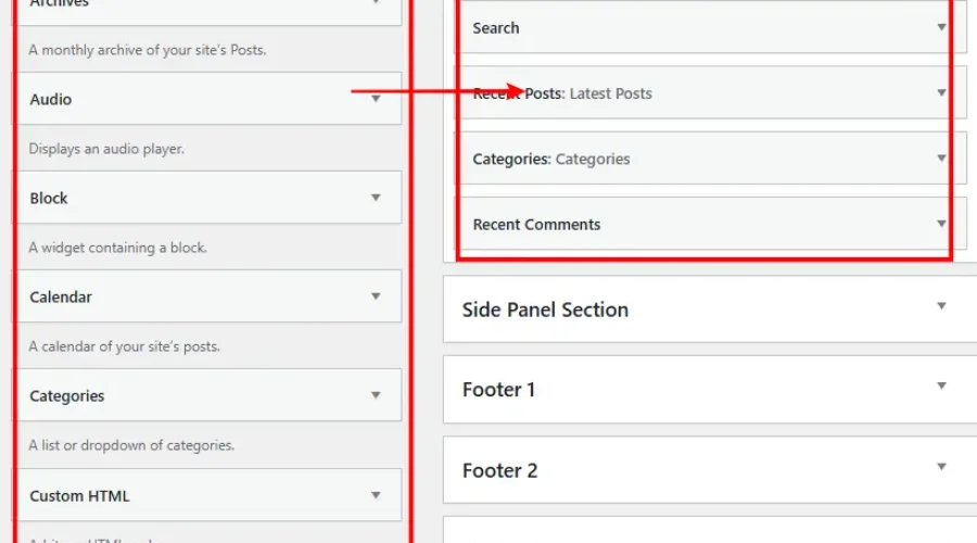워드프레스 사이드바 만들기