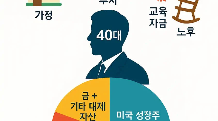 40대 직장인 포트폴리오 구성전략 (자녀 있는 기혼자 기준)