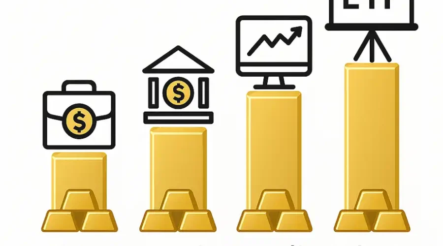 금 투자 방법별 비용 비교
