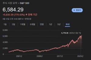 S&P 500 장기 수익률 분석: 지난 50년간