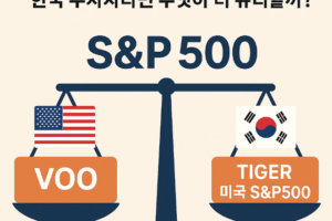 국내 S&P 500 ETF VS 미국 S&P 500 ETF : TIGER VS VOO